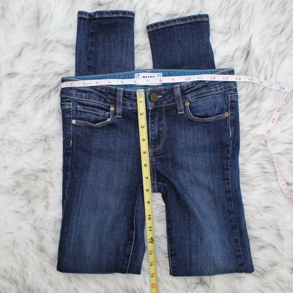 PAIGE Skyline Skinny Jeans Medium-Dark Wash - Picture 4 of 8